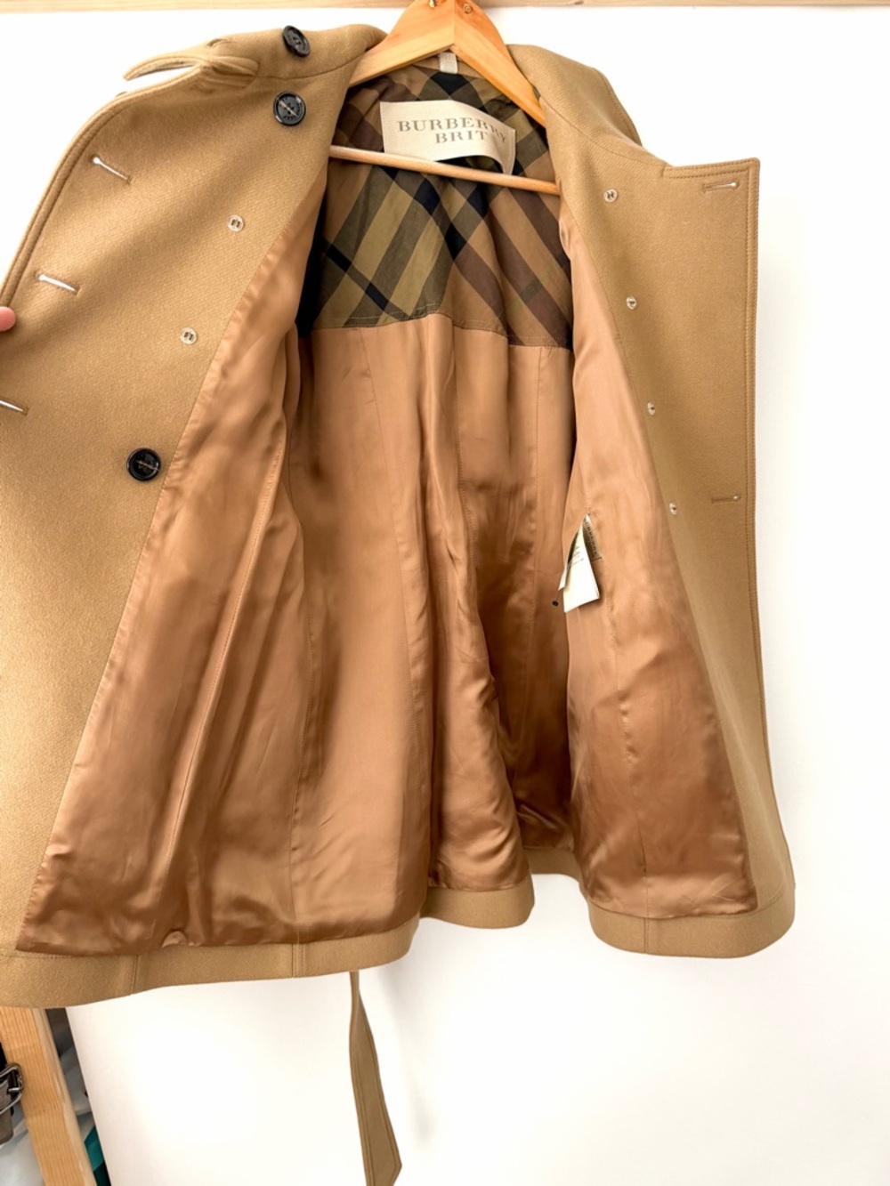 BURBERRY | Camel Wool Daylesmoore Heritage Military Trench Coat Belted US 6 - Picture 3 of 15